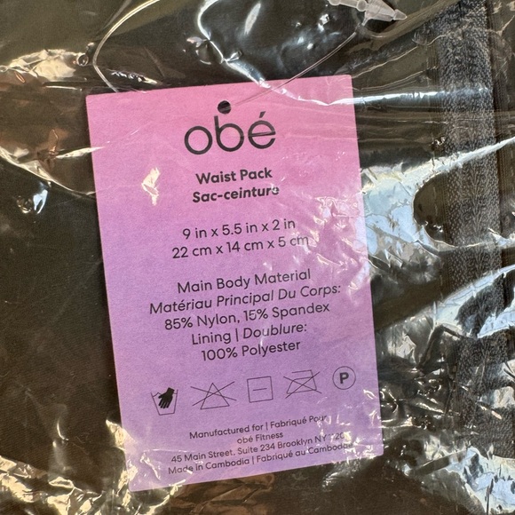 Obe Waist:Crossbody Bag NWT - Picture 5 of 7